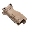 The Strike Industries AR-15 Angled Grip offers cable management, improved stability, and a natural wrist angle for enhanced control and manipulation.