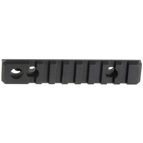 The Troy Q.A.R.S. Rail Sections securely attach with two screws, offering compatibility with various Troy Rails for solid accessory mounting.