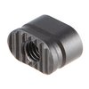Upgrade your AR-15 with the EMR-H: a curved, serrated magazine release button for enhanced grip, precision, and minimal protrusion, crafted from durable 4140 steel.