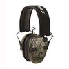 Protect your ears with Walkers Razor Slim Electronic Quad Ear Muffs; Bluetooth connectivity, sound dampening, and integrated mic for optimal hearing safety.