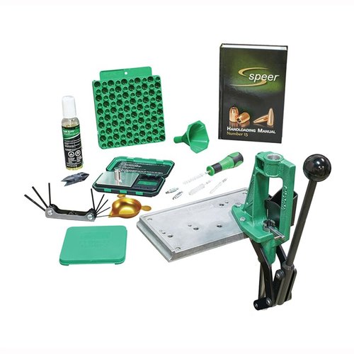 The RCBS Partner Reloading Kit 2 offers everything a beginner needs, including a press, scale, manual, and essential tools for affordable handloading.
