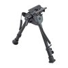 The Champion Targets Pivot Bipod offers rapid adjustment for smooth pivoting on uneven terrain, easily attaches to sling swivel studs, and requires no assembly.