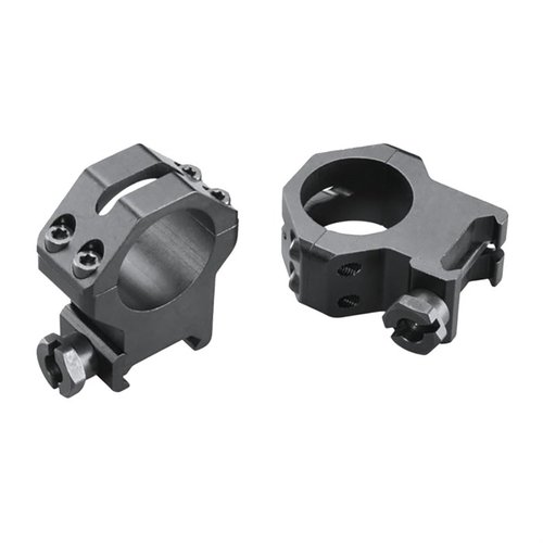 The WEAVER Four Hole Skeleton Rings offer maximum holding power with no-strip Torx screws, lightweight 6061 T6 aluminum, and durable Type III hard coat anodizing.