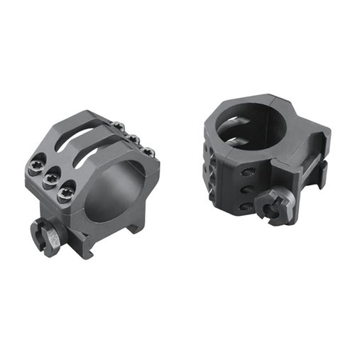Upgrade your Tactical Precision rifles with Weaver's Six-Hole Picatinny Rings featuring improved crossbolt design, Type III anodized finish, and no-strip Torx screws.