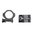 WEAVER 30MM SIX-HOLE PICATINNY RINGS, HIGH