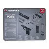 The TekMat Ultra 20 Pistol Cleaning Mat is waterproof, scratchproof, and features firearm schematics for easy disassembly and parts identification.