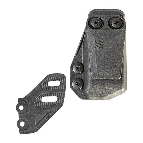 The BLACKHAWK Stache™ IWB Mag Carrier offers customizable retention, durable polymer construction, and ambidextrous design for versatile and reliable magazine carry.