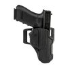 The BLACKHAWK T-Series L2C Holster offers secure thumb-activated retention, quick access with Master Grip Principle, and durable hydrophobic lining for all conditions.