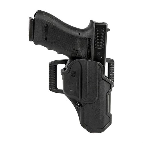 The BLACKHAWK T-Series L2C Holster features thumb-activated retention, Master Grip draw, and durable materials for reliable performance in any situation.