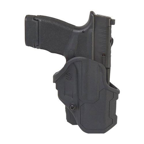 The BLACKHAWK T-SERIES L2C Holster offers secure thumb-activated retention, hydrophobic lining, and Quick Dual Release for Glock 17/22/31 with TLR 7/8.