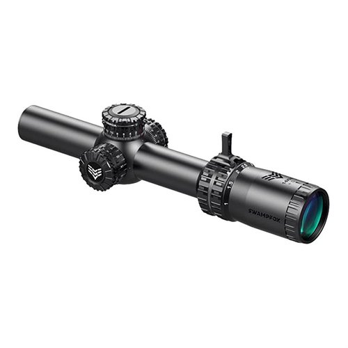 Discover the Swampfox Arrowhead 1-6X24mm LPVO with locking turrets, illuminated etched reticles, and a bright, wide field of view for duty-ready performance.