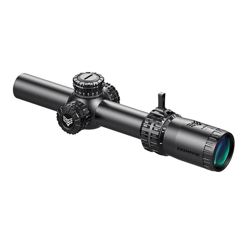 Discover the Swampfox Arrowhead 1-10X24 SFP Rifle Scope with locking turrets, illuminated reticles, and superior optical design for law enforcement and self-defense.