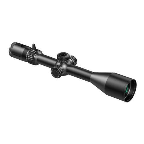 Experience precision with the Kentucky Long 5-30x56mm scope featuring FFP reticle, 6x zoom, adjustable parallax, and locking turrets for ultimate accuracy.
