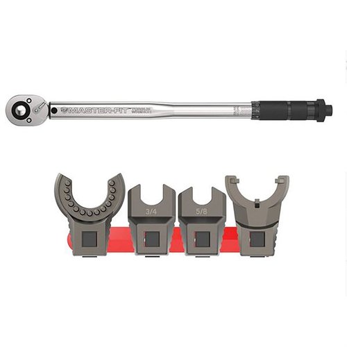 The MASTER-FIT A2 Crowfoot Wrench Set offers precise fitment for A2 barrel nuts and buttstocks, featuring titanium-coated stainless steel for superior grip and durability.