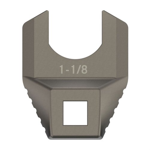 The MASTER-FIT Free-Float Barrel Nut Wrench ensures precise fitment, features a titanium-coated stainless steel design, and offers tight tolerances for no-slip control.