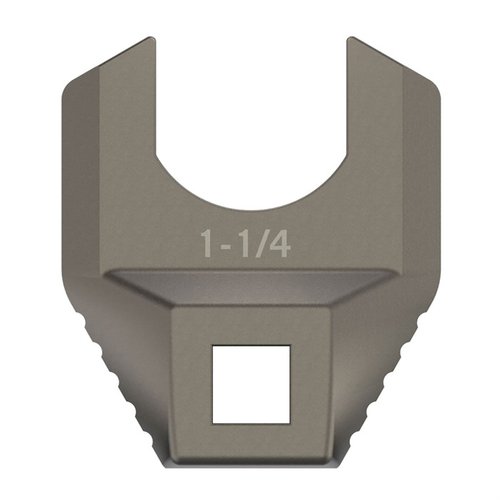 The REAL AVID MASTER-FIT FREE-FLOAT BARREL NUT WRENCH offers precise fitment, titanium-coated stainless steel for torque application, and tight tolerances for no-slip control.