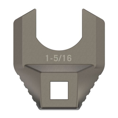 The MASTER-FIT FREE-FLOAT BARREL NUT WRENCH ensures precise fitment, features titanium-coated stainless steel for torque application, and offers no-slip control.