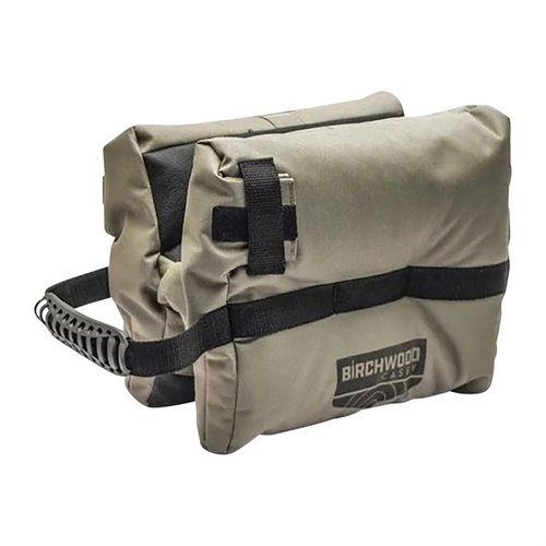 The Birchwood Casey H-Bag Shooting Rest offers a self-tightening grip, non-marring surface, and convenient carry options, enhancing stability and accuracy for all long guns.