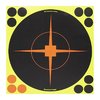 The Birchwood Casey SHOOT-N-C 8" Bullseye Target features instant visibility on impact, peel-n-stick backing, and includes repair pasters for easy use.