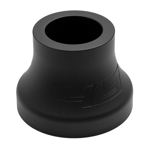 The ZERO PRESS TURRET STAND by AREA 419 offers a solid, heavy-duty solution for storing extra turrets, ensuring premium quality with its black hardcoat anodize finish.