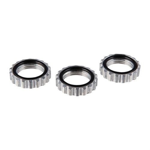 Lee Precision 7/8-14 Self Lock Rings offer easy adjustment with a simple finger tighten, ensuring a rock-solid hold. Pack of 3 for your reloading needs.