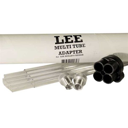 The LEE Precision Multi Tube Feeder holds up to 100 bullets in its four tube magazine, ensuring your Bullet Feeder has a continuous supply for efficient reloading.