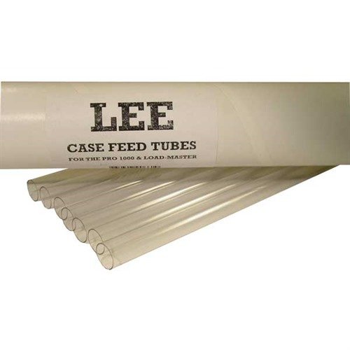 Enhance your reloading efficiency with Lee Case Feeder Tubes, featuring seven replacement tubes designed for Pro 1000 and Load Master Progressive Reloading Presses.