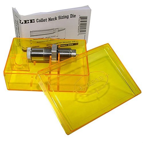 Achieve unmatched accuracy with Lee Precision 25/06 Collet Neck Sizer Die; no lube needed, cases last longer, and savings on just 35 cases pay for the dies.
