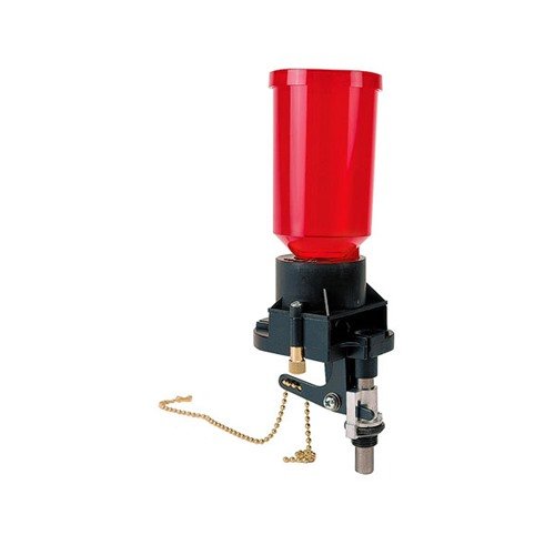 The Lee Pro Auto-Disk Powder Measure offers smooth operation, minimal powder leakage, a large hopper with shut-off valve, and four adjustable disks for precise charges.