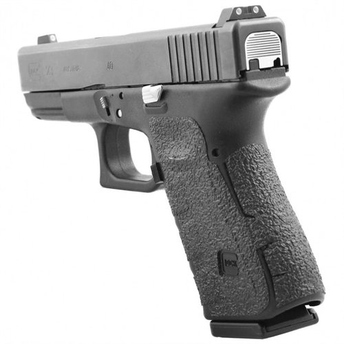 Enhance control and comfort with Talon Gen 3 Glock Grip Tape, featuring easy application, secure adhesion, and full coverage for G19, G23, G25, G32, G38.