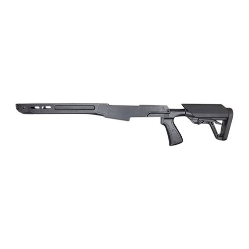 The Archangel M1A Close Quarters Stock is a lightweight, durable stock with a collapsible buttstock, adjustable length, and multiple QD sling points for enhanced versatility.