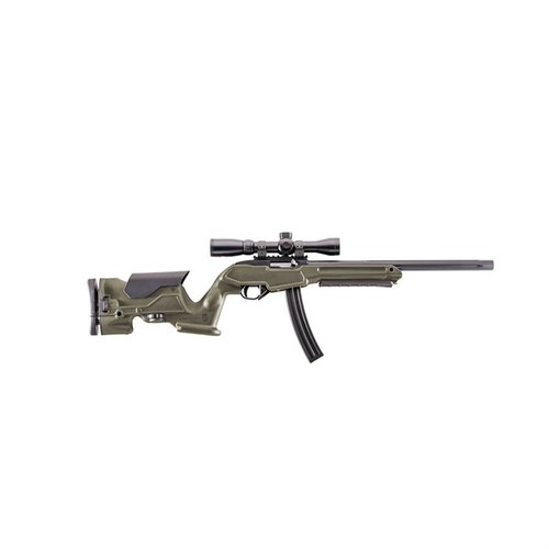 The Archangel AAP1022 Precision Stock offers adjustable length of pull, click adjustable cheek riser, and superior ergonomics for the Ruger 10/22, built for durability.