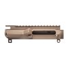The Aero Precision M4E1 Threaded Upper Receiver offers a unique angular design, 7075-T6 Aluminum construction, and compatibility with standard AR15 parts, all in FDE.