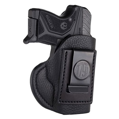 The 1791 Gunleather Smooth Concealment Holster offers multi-fit versatility, comfortable airflow, quick draw capability, and a lifetime warranty for reliable use.