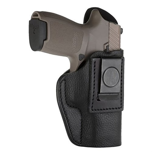 Experience comfort and quick access with the 1791 Gunleather Smooth Concealment Holster, crafted from premium cowhide, featuring a multi-fit design and lifetime warranty.