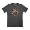 Experience comfort and style with the Magpul Raider Camo Icon T-Shirt, made from 100% combed ring-spun cotton, featuring a durable camo logo and tag-less design.