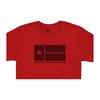 The MAGPUL LONE STAR T-SHIRT is made from 100% cotton for ultimate comfort, featuring a stylish red design and a perfect fit for 2X-LARGE sizes.