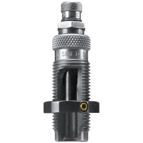 The RCBS Taper Crimp Seater Die efficiently seats bullets while securely crimping them, ensuring reliable performance for 9MM Luger and 9X21MM cartridges.
