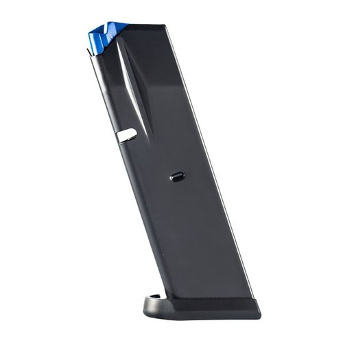 Experience unmatched durability with the MEC-GAR CZ 75B 9MM magazine, crafted from certified carbon steel and TIG welded for seamless performance.