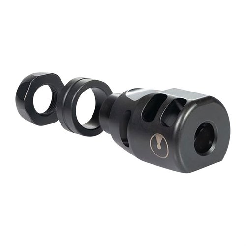 Enhance your shooting with the Ultradyne PCC Lithium Compensator, reducing muzzle rise and improving follow-up shot speed for better accuracy.