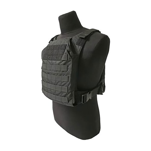 The Grey Ghost Gear Minimalist Plate Carrier offers lightweight protection, a discrete stash pocket, and compatibility with 10x12 hard plates, ensuring mobility and functionality.