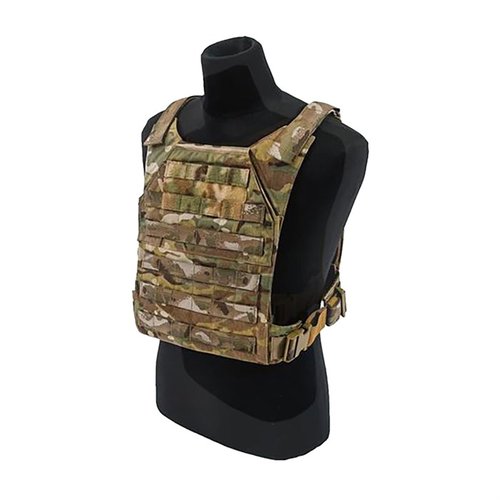 The Grey Ghost Gear Minimalist Plate Carrier offers lightweight protection, a discreet stash pocket, and compatibility with 10x12 hard plates, ensuring mobility and functionality.