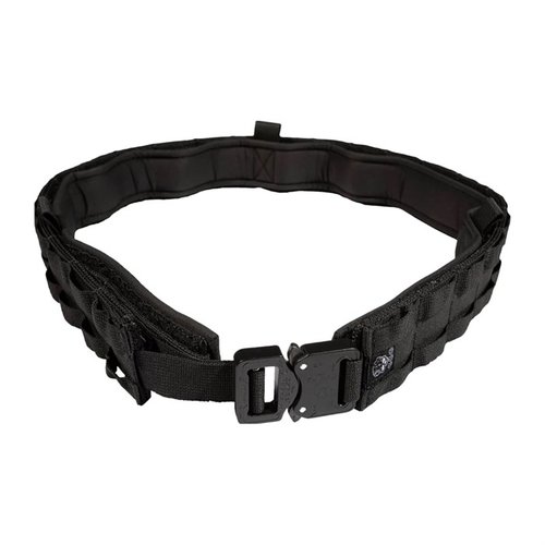 The UGF Battle Belt offers a lightweight, customizable two-piece design with a padded inner belt and secure attachment points, ensuring comfort and efficiency for shooters.
