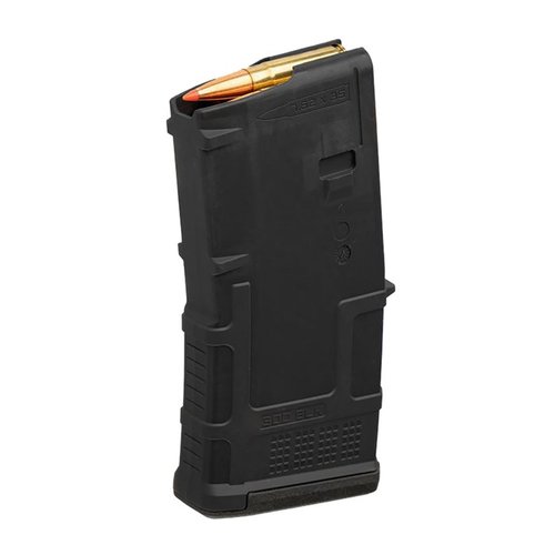 The MAGPUL PMAG 20 AR 300B GEN M3 offers a compact design, clear labeling for 300 Blackout rounds, durable polymer construction, and easy cleaning features.
