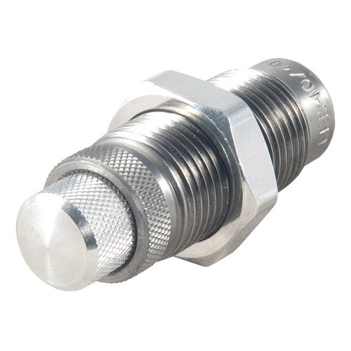 The LEE Precision .44 Special/Mag Carbide Factory Crimp Die ensures reliable chambering, quick crimp adjustment, and eliminates the need for case lube.