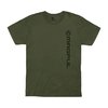 Experience comfort and durability with the Magpul Vertical Logo T-Shirt, made from 100% combed ring-spun cotton, featuring a classic design and tag-less neck.