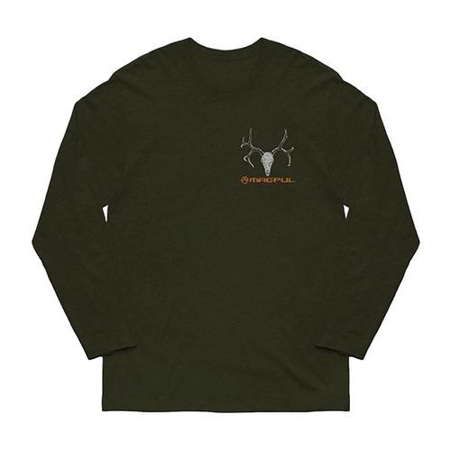 Stay comfortable in cool weather with the Magpul Muley Cotton Long Sleeve T-Shirt, featuring durable double-needle stitching and a tag-less design.