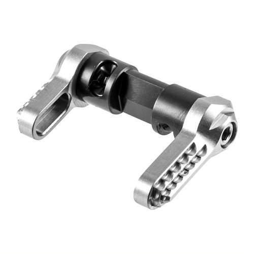 The V Seven AR-15 57/90 Degree Ambidextrous Selector offers customizable lever throws, corrosion-resistant construction, and a lifetime warranty for reliable performance.