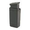 BLACKHAWK DOUBLE STACK SINGLE MAG POUCK, BLACK
