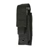 The BLACKHAWK Single Pistol Mag Pouch offers secure storage for one double-stack magazine, featuring a hook-and-loop flap and water-draining grommets for tactical readiness.
